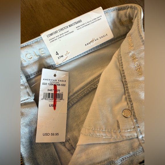 NWT American Eagle Highest Rise Mom Short - Picture 5 of 5